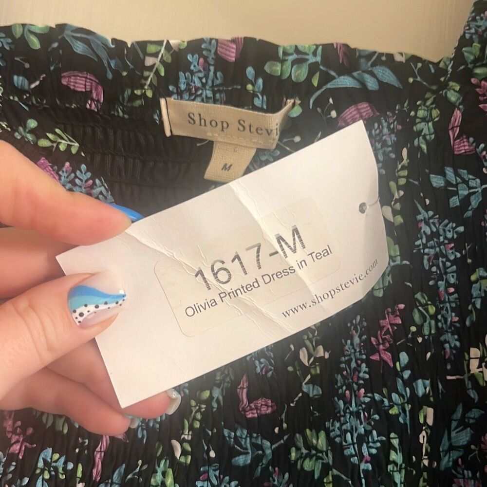 Shop Stevie Olivia Printed Sz Medium Dress — image 8 of 8